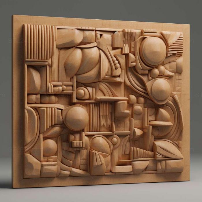 Patterns and decorations (Philip Johnson 1, PATTERN_2769) 3D models for cnc